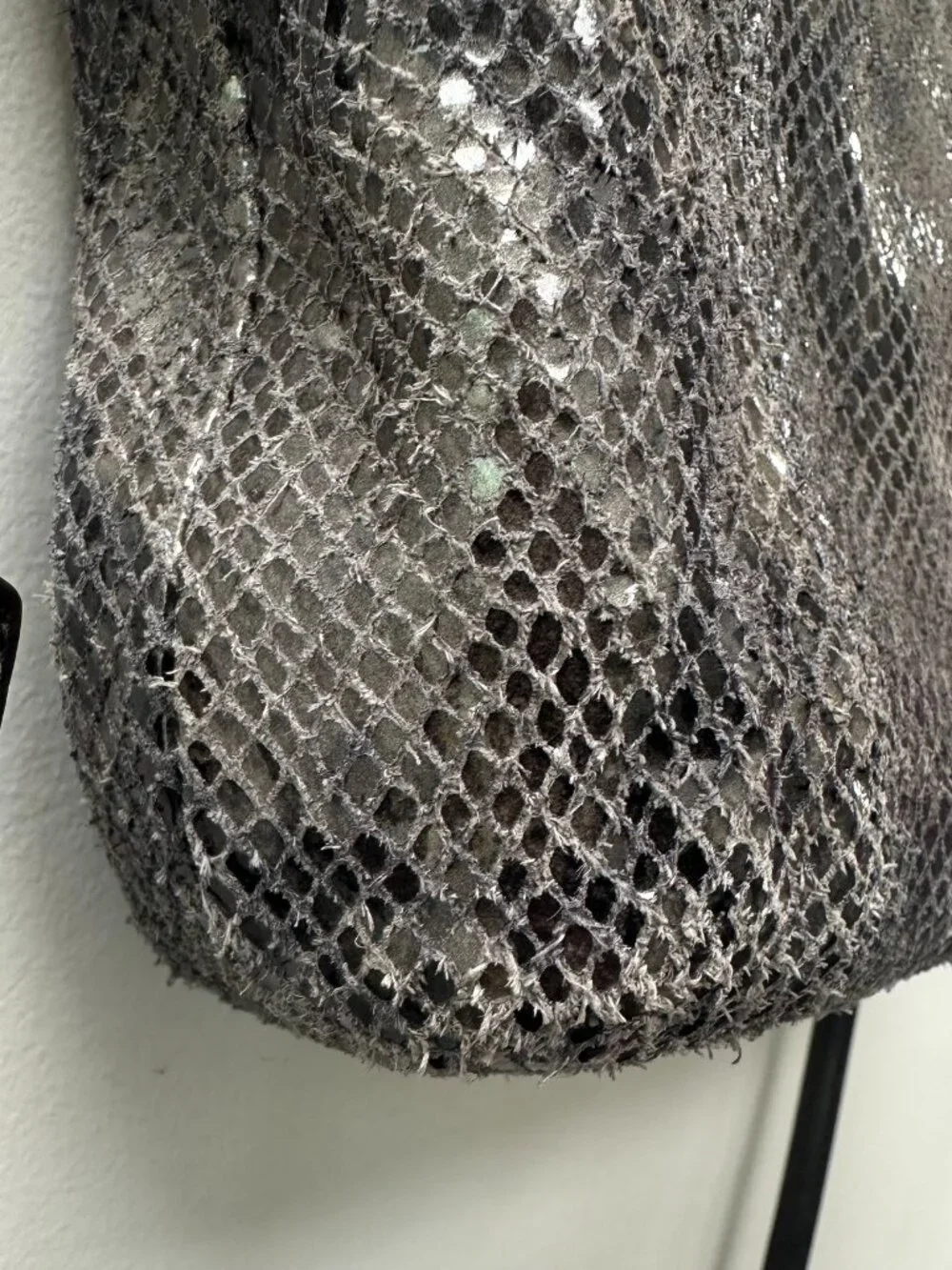 Coach Colette Snakeskin / Leather Crossbody Purse